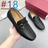 26 Modèle authentique Slip en cuir sur des mots blancs décontractés respirants Locs d'été Black Lofer Solid Black Chaussures Man Moccasins Driving Marque Desigger taille 6.5-12