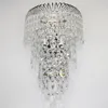 Vägglampa lyx K9 Crystal LED Gold/Silver Living Modern Bedside Restaurant Fashion Lights