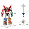 Blocchi modello Voltron Defender of the Universe 2334pcs Building Blocks Bricks Toys Compatible 21311 Regalo per la consegna di compleanno per bambini Dhfs0