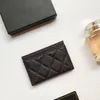 Luxury Caviar Credit Card Holder Wallet Genuine Leather Mini Coin Purse Man Woman Top Designer Cards Bag Travel Documents Passport Holders Pocket