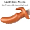 Anal Toys Liquid Silicone Overdized Anal Plug Dildos Anal Dilator Enorm Butt Plug stimulerar vagina och Anus Massage Prostate Sex Toys 230810