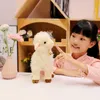 ぬいぐるみのぬいぐるみのかわいい子羊ぬいぐるみおもちゃ人形の子供の誕生日プレゼントキュートな女の子のおもちゃのためのかわいいもの