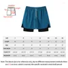 Running Shorts Man's Sport 2 In 1 Jogging Sportswear Quick Drying Pant Double-Deck Training Gym Breathable