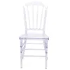 Acrylic Transparent Crown Chiavari Crystal Dining Chairs for Wedding