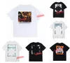 T-shirt pour hommes Tshirt Men Shirts For Men Designer Coupper à manches courtes Breffable Offs Cotton Blanc Black Shirt Lettre de mode imprimé Tshirts T-shirt TEE TEE HGT6