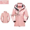 Men's Jackets Skiing Jackets 3 In 1 Men Women Winter Warm Ski Hooded Jacket Windproof Waterproof Wearresisting Outdoors Hiking Climbing Coat J230811