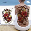 Temporäre Tattoos großer temporärer Tatoo für Männer Tattoo Körperkunst Voller Rücken sexy Tattoo Aufkleber Löwen König Tiger Drache Tattoo Designs wasserdicht 230811