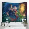 Tapestries Boho Mandala Kawaii sovrum heminredning tapestry fantasy tecknad katt dekoration tapestry vägg hängande tecknad r230811