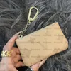 Владелец роскоши женщин -карт дамские ключевые цепочки для мешков дизайнеры дизайнеры монеты мужчина модные кроссбуди мини -сумки кошелек аксессуар с коробкой