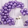 Decoration 10/20/30pcs Metallic Purple Balloons Bridal Wedding Globos Graduation Anniversary Birthday Baby Shower Decor