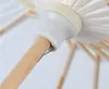 Вентиляторы UPS Parsols Свадебная невеста белая бумага зонтик деревянная ручка японского китайского ремесла диаметром 60 см. Гиометры 8.11 0417