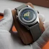 Wristwatches Merkur Dual Crown World Time Enamel Dial Watch Retro Manual Mechanical Men Date Window Vintage 38mm
