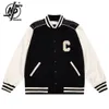 Mens Jackets Streetwear Men Baseball Jacket Spring Letter C Embroidery Patchwork Pu Leather Hleeses Casual Cashmere Unisex Clothing 230810