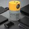 أجهزة العرض YT400 LED MOBILEPHONE VIDEO Projector Home Theater Movie Player Mini Smartphone Projector Portable Clear Projector X0811