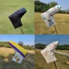 Other Golf Products Many Styles Golf Club Head Covers Golf Putter Cover for Putter PU Leather Blade Putter Headcover with Magnetic or Velco 230811