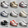 3 Basketball Kids Shoes 3s Boys Girls Children Shoes Hyper Royal University Blue Trainers Baby Bred Daimond Denim Sneakers Size 24-37