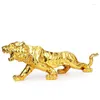 Bordklockor 55-75cm Tiger Figurin Kinesiska Zodiac Animals Statyer Harts Artcraft Home Decoration Accessories Födelsegåvor R1310