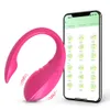 Vibratoren App drahtloser Bluetooth -Dildo -Vibrator für Frauen G Punkt Fernbedienung Verschleiß Vibration Eierklit