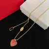 Luxe dames designer sieradenketting kettingen trendy voor vrouwen maken van roestvrij staal vergulde gouden schakel ketting ingelegde diamant kristal parel hanger ketting