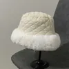 넓은 가슴 모자 모자 새로운 여자 펠트 모자 겨울 페도라 버킷 모자 여성 클래식 가을 레이디 재즈 스트리트웨어 파나마 모자를위한 버킷 모자 선물