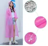 Reutilisable Eva Hooded Rain Mabinet Unisexe Immasé Poncho Long Aroping Poncho Poncho Randonnée extérieure Camping Transparent Répanouage Fashion Portable Vaintes de pluie SN4433