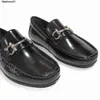 Echte atmungsaktive Business-Schuhe Feragamo-Leder Neues Sommerkleid Britische Lacklederschuhe Lässige faule Lederschuhe 5I6W Herren E7SQ