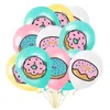 Dekoracja 10/20pcs Weet Donut Temat balony wszystkiego najlepszego z okazji urodzin dekoracje ślubne