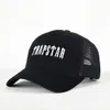 Trapstar Cap Baseball Designer козырька шляпы Trucker Hats Outdoor вышивая шляпа для кемпинга и ежедневного использования уличных шляп Hip Pop Hats Женщины мужчина организатор Black