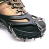 Protezione da roccia 19 denti in acciaio inossidabile Scarpe di neve per le neve Cramponi Crampicatura Scarica Snow Climbing Shoe Gricks Cramponi per camminata invernale all'aperto HKD230810