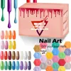 Complete Acrylic Nail Art Kit - 36 Colors, Liquid, Glitter, File, French Tips & More - Perfect for Beginners & Professionals!