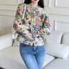 Erkek Hoodies Sweatshirts Vintage Jacquard Ceket Sonbahar ve Kış Altın Düğmesi Küçük Stand Yakası Uzun Kollu Haligan Mizaç Kısa Top 230810