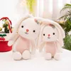 Stuffed Plush Animals Soft Stuffed Animals Kids Long Ear Rabbit Sleeping Cute Cartoon Plush Toy Animal Dolls Children Birthday Gift R230810