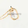 Colliers de pendentif Nouveau collier espagnol PD26 LETTRE PETIT ET PLUMEUX LUMBRE LUMBRE COLLAIRE DE LURME PENDANT PENDANT J230811