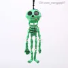 Pull Toys New Halloween Horror Skeleton Spoof Toys Plastic Horror Fluorescent Small Skeleton Keychain Pull Ghost Gag Toys Z230814