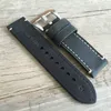 Watch Bands Genuine Leather Band Strap 20mm 22mm 24mm 26mm Men Thick Watchbands Bracelet Belt With Metal Buckle For 230811