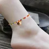 Anklets Pearl Anklet Hawaii Beach Chain Colorful Manual Foot Miss