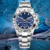 watches high quality mens watch designer mechanical 40mm casual sports luxury sapphire all 904L stainless steel Waterproof Blue dial