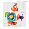 Pull Toys Baby Montessori Cube 6-in-1 druk en rustig viool speelgoed Pull String Finger Grab Training Activity Sensor Cadeau voor baby's 6-24 maanden Z230814