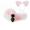 Anal Toys Tail Ears Sex Toy Sexiga tillbehör Vuxen Butt Plug för kvinnor 230811