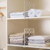 Klädförvaringsskåpshylla Divider Garderob Partition Brädet Multifunktion Wire Hyllning Separator för sovrumskökkontor