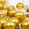 Dekoration 20 Stück schwarze Konfetti-Metallballons alles Gute zum Geburtstag Dekorationen Erwachsene Kinder Babyparty Hochzeit Globos Supplies