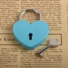 Kalp şeklindeki eşmerkezli kilit metal Mulitcolor Anahtar Aducası Salonu Araç Seti Paket Kapı Kilitleri Bina Malzemeleri 45*58*8mm Q439