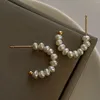 Dangle Earrings LONDANY Natural Freshwater Pearl Ring Female Korean Version Net Red High Sense Design Cool Wind Ins