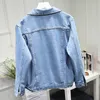 Men's Hoodies Sweatshirts Denim Coat Spring Autumn Embroidery Flower Bomber Jacket Fashion Leisure Large size 3XL Baseball Outwear Female 230811