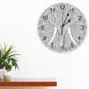 Wall Clocks Mandala Runner Elephant Grey Bedroom Clock Large Modern Kitchen Dinning Round Living Room Watch Home Decor