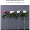 Dekorativa blommor konstgjorda bukett vackra siden Peony Wedding Home Table Decor Ormes Fake Plants Valentine's Day Present