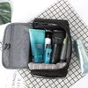 Cosmetic Bags Cases FUDEAM Polyester Men Business Portable Storage Bag Toiletries Organizer Women Travel Hanging Waterproof Wash Pouch 230810