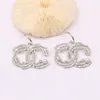20 Style Classic Charm 18K Gold Plated Designer Earrings Brand Letter Stud örhängen Kvinnor örhängen för bröllopsfest smycken tillbehör