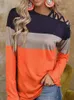 Koszulki damskie Jednostowe zimne ramię T-shirty Kobiet Lampart Criss-Cross Fashion Woman Bluzki 2023 Y2K Tops Casual Shirt Długie rękaw