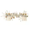 Chevau de cheveux pour femmes HeadPice Glitterring Pearls Floral Hairpin For Lady Prom Headwear Widding Robe Accessoires de cheveux Bijoux